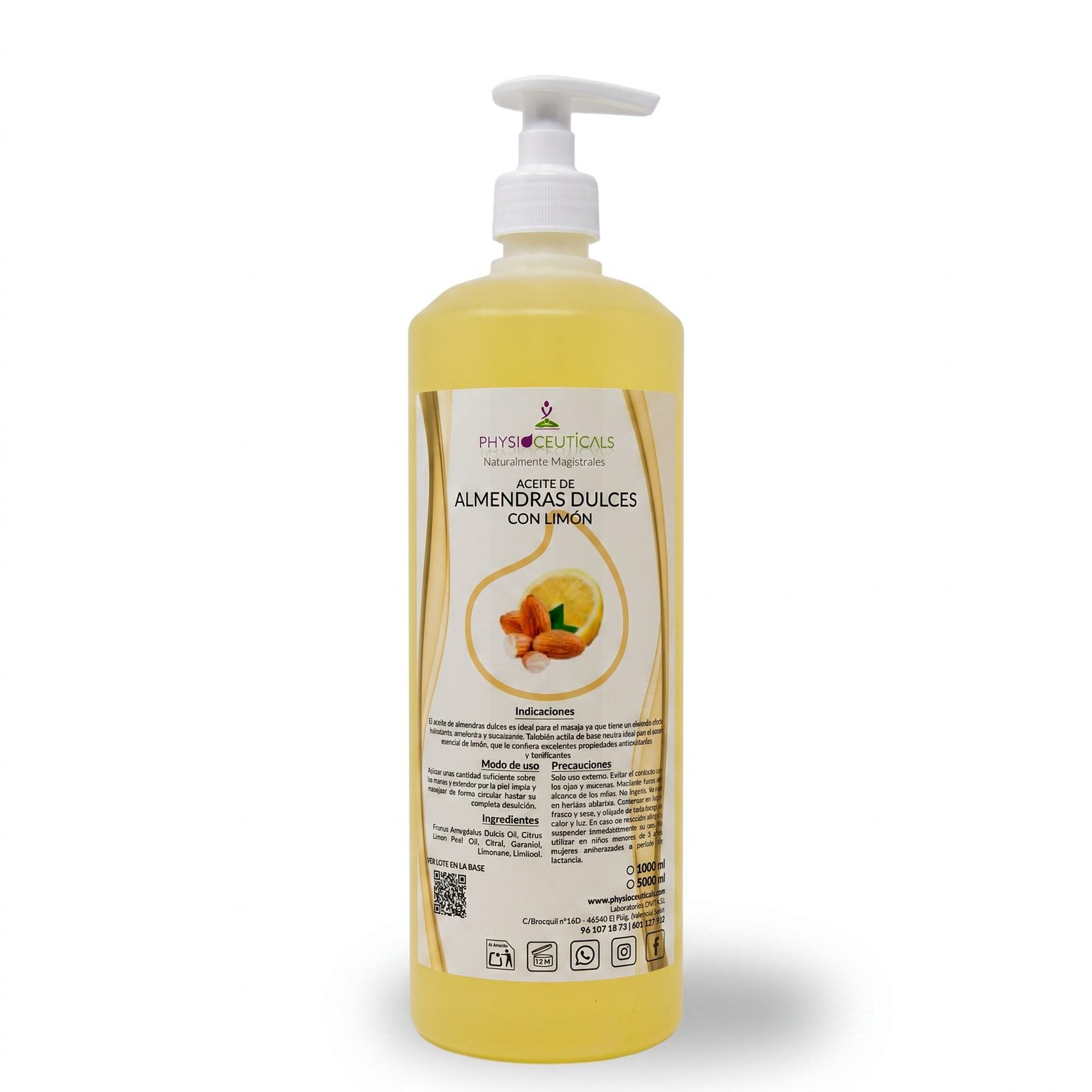 Aceite de Almendras con Limón 1000 ml