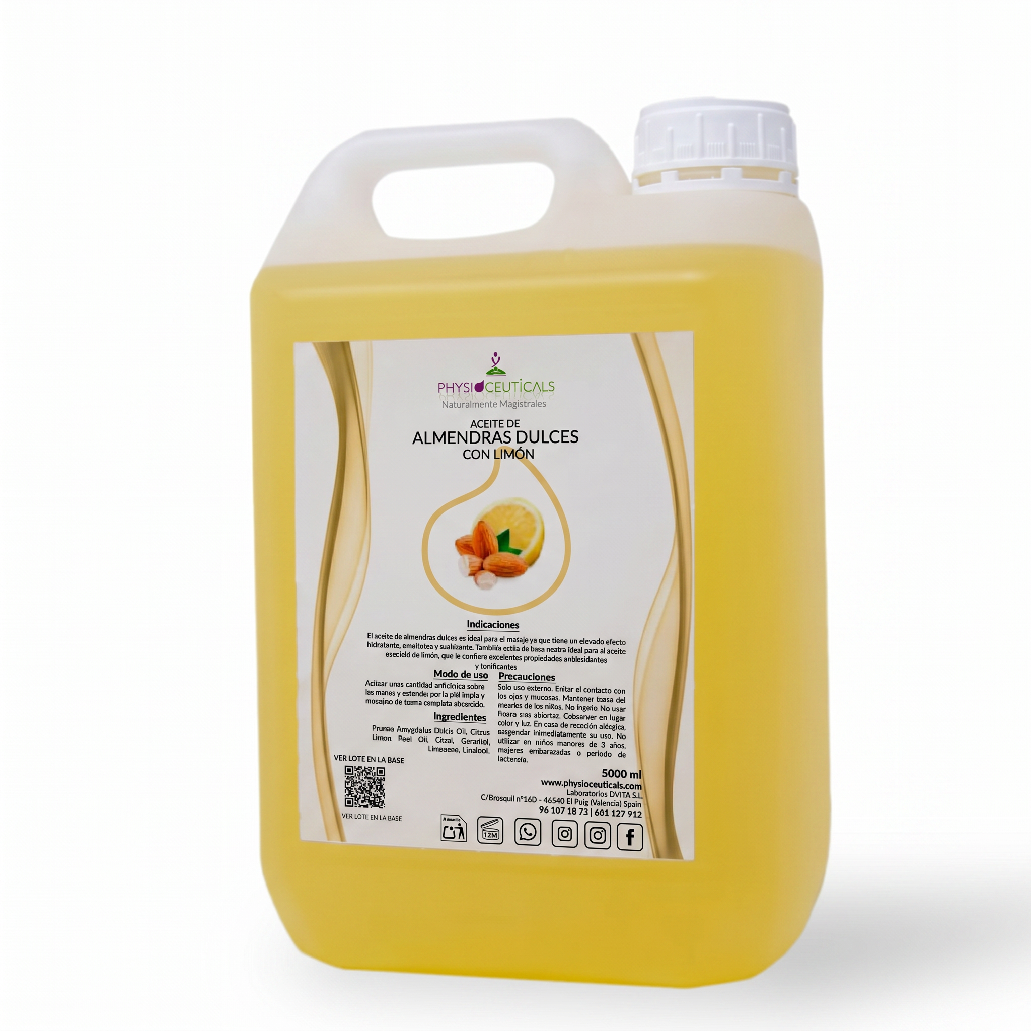 Aceite de Almendras con Limón