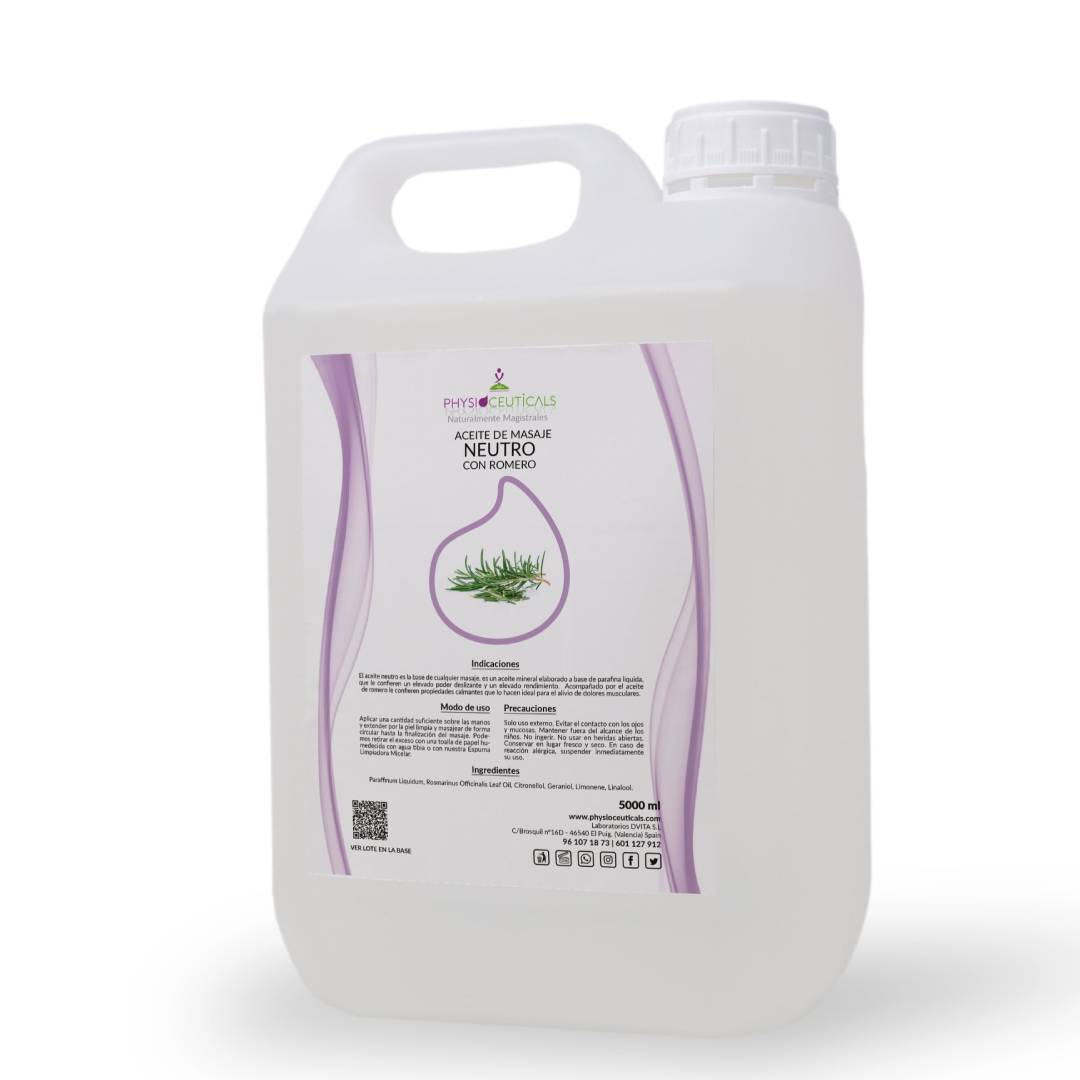 Aceite de Masaje Neutro con Romero 5000ml