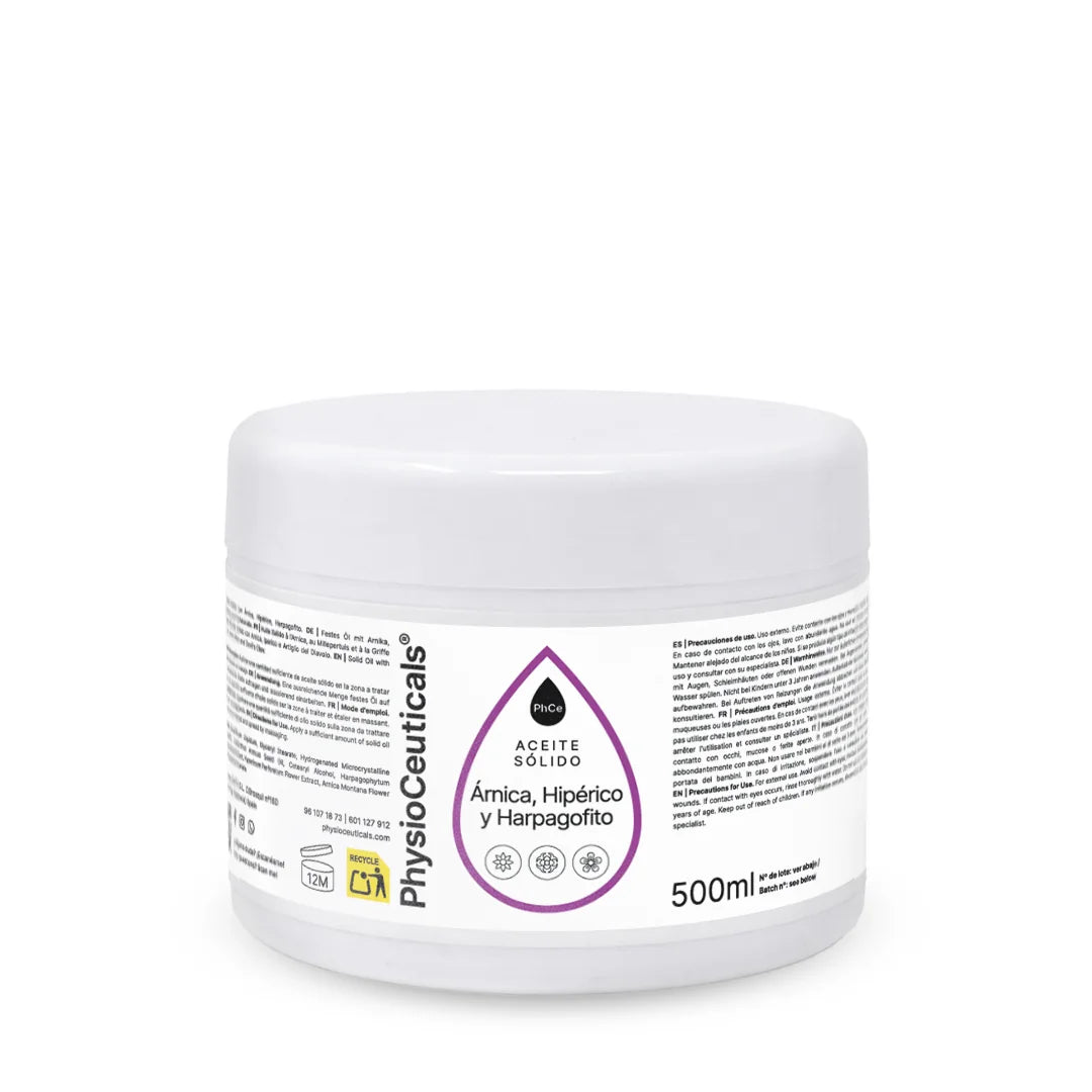 Aceite Sólido con Árnica, Hipérico, Harpagofito