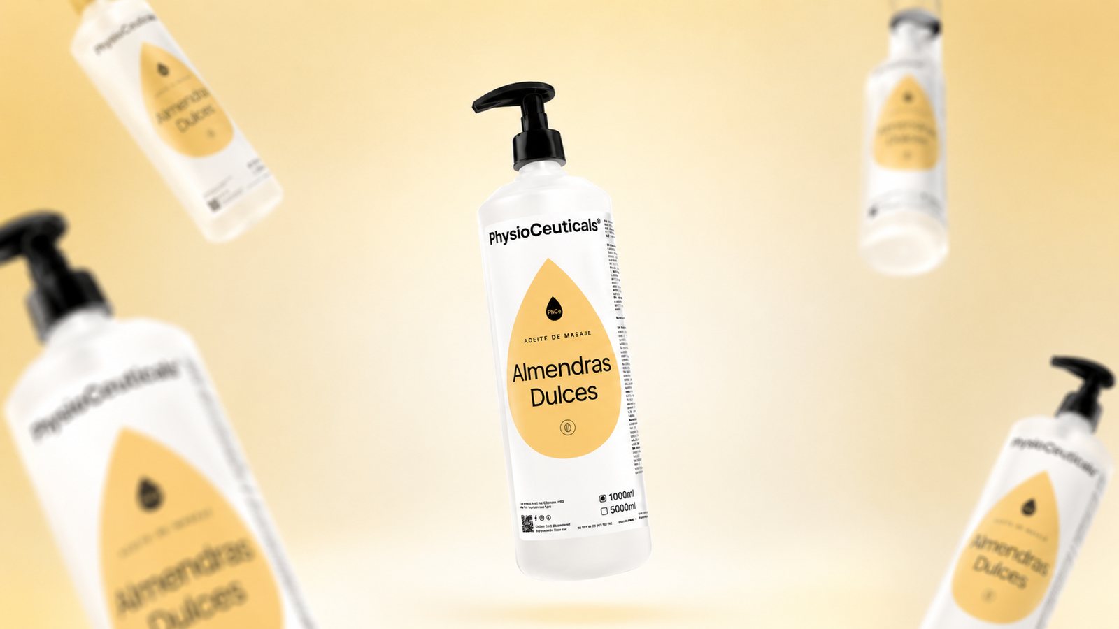 Aceite de almendras para masaje profesional