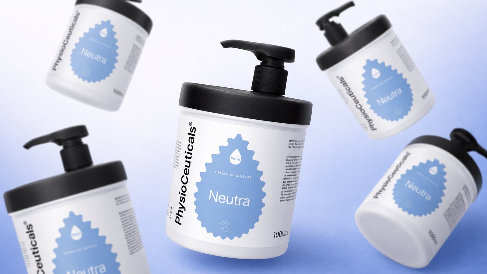 Crema de masaje neutra profesional Physioceuticals